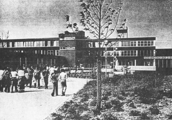 Bockm&uuml;hle 1981,
          Haupteingang Ohmstra&szlig;e