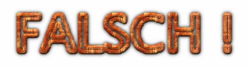 FALSCH
